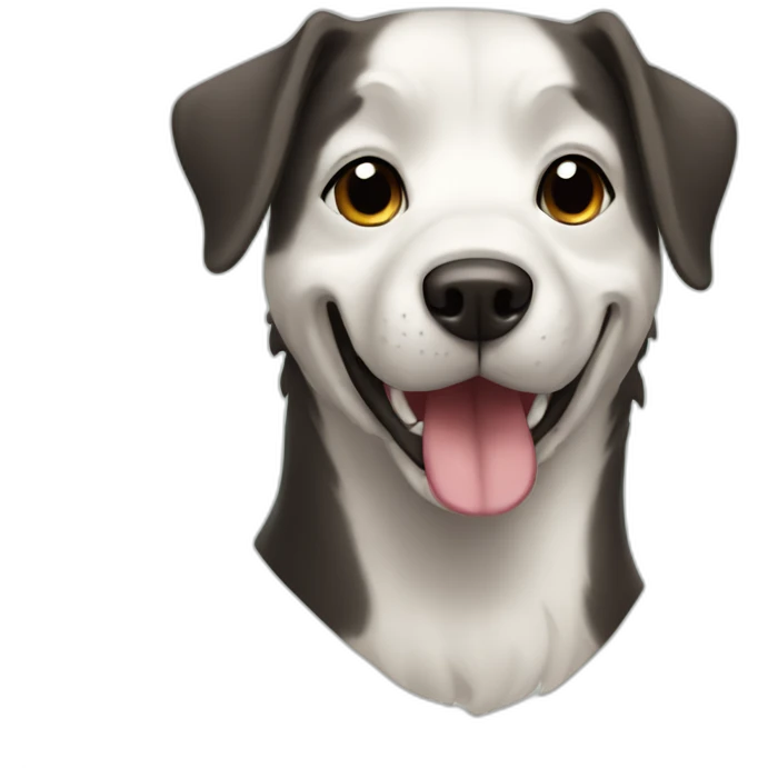 Chien surf emoji