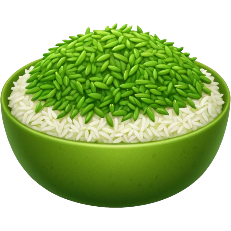 green food rice emoji