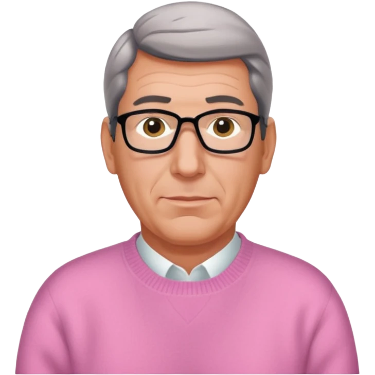 patrick balkany en pull rose emoji