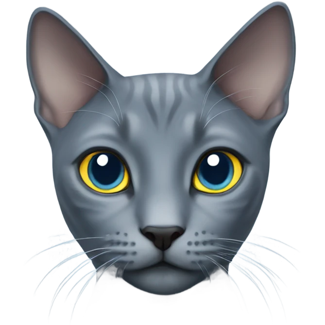 Cat Russian blue emoji