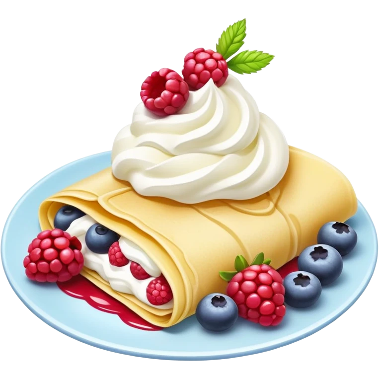 Berries crepe  emoji