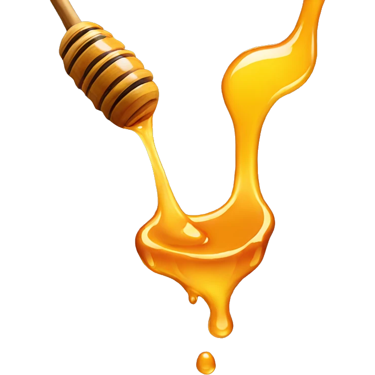 Honey dripping emoji