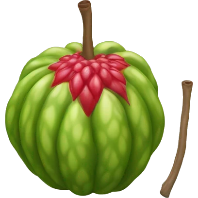 custard apple flag emoji