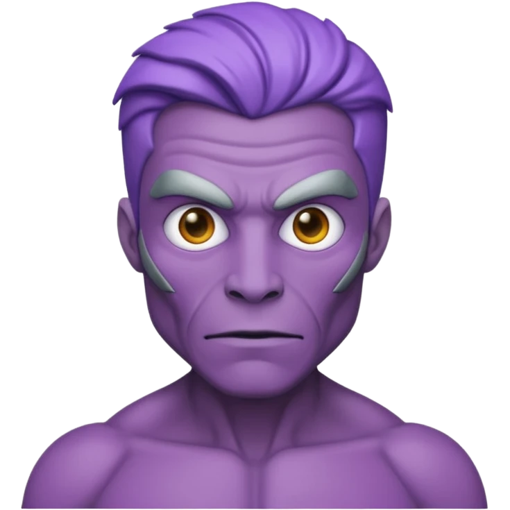 purple mutant man emoji