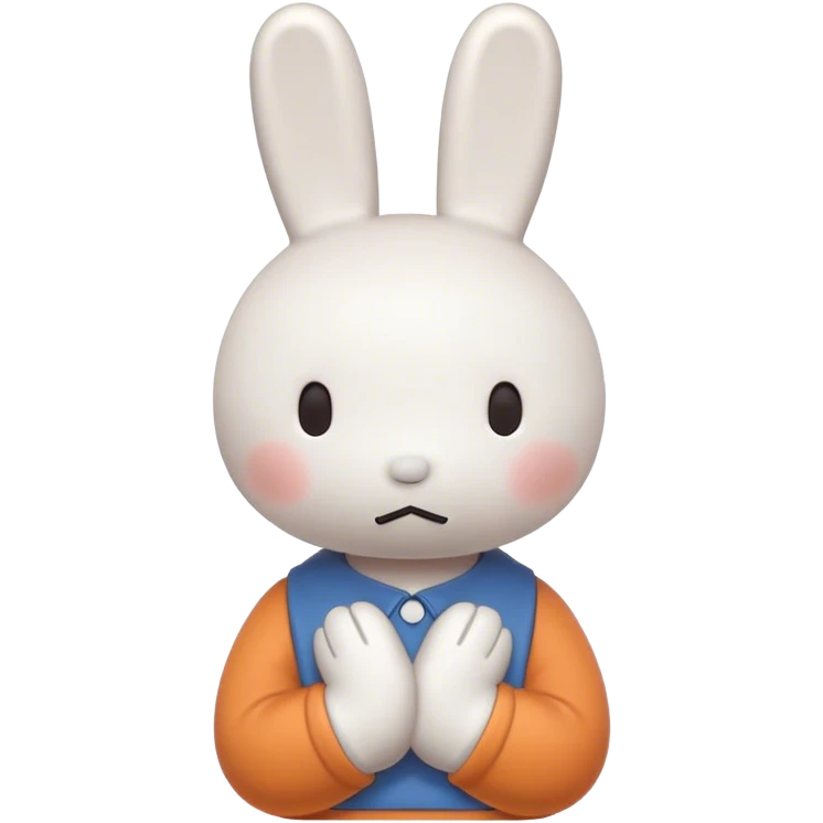 miffy, eyes closed emoji
