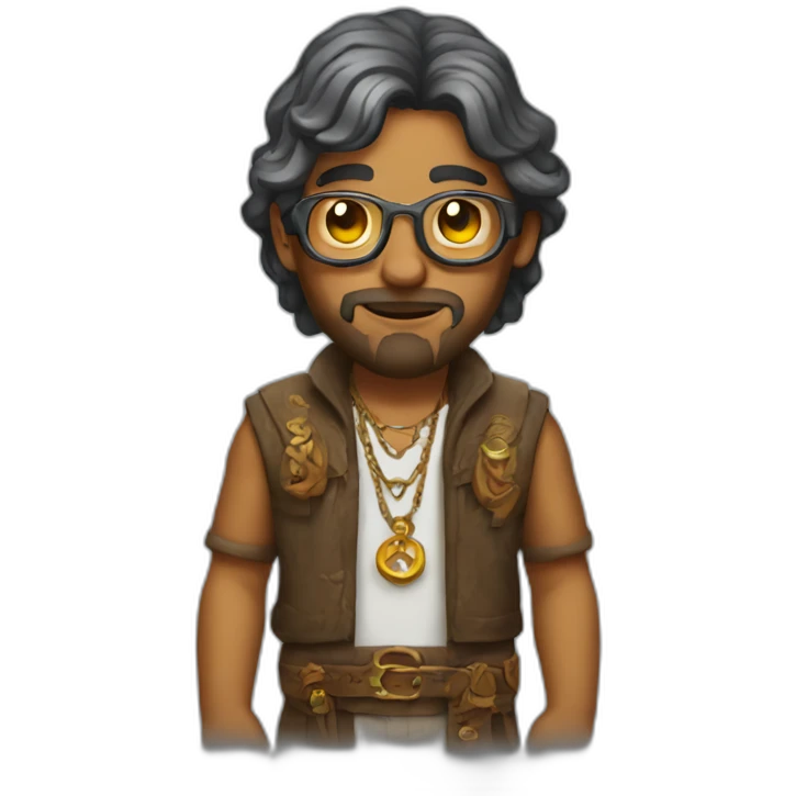Hippie dungeon master emoji