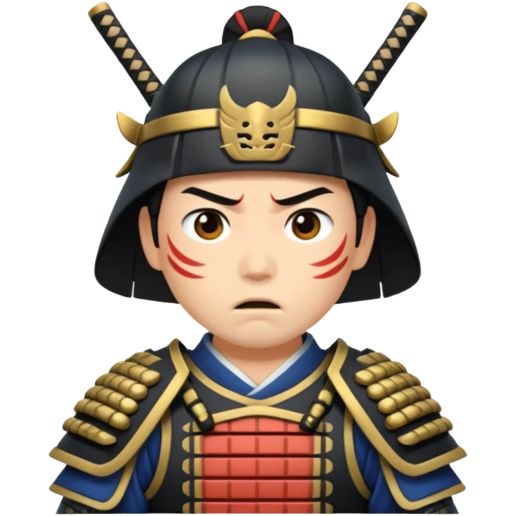 surprised samurai emoji