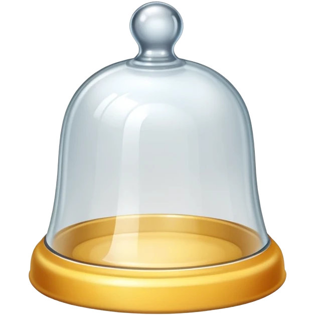 Empty Glass bell  emoji