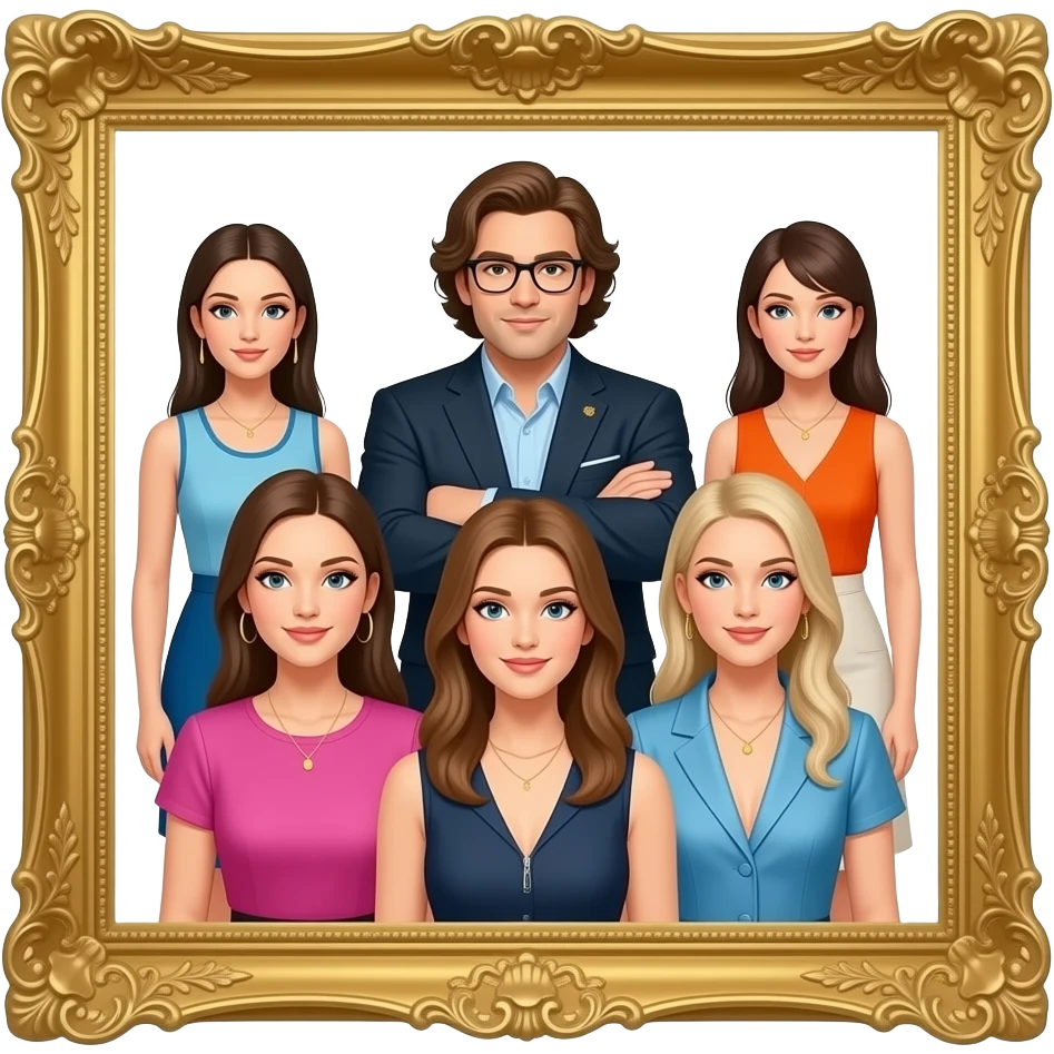 models picture in frame emoji