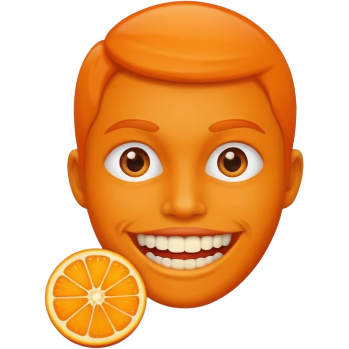 😬 orange teeth emoji