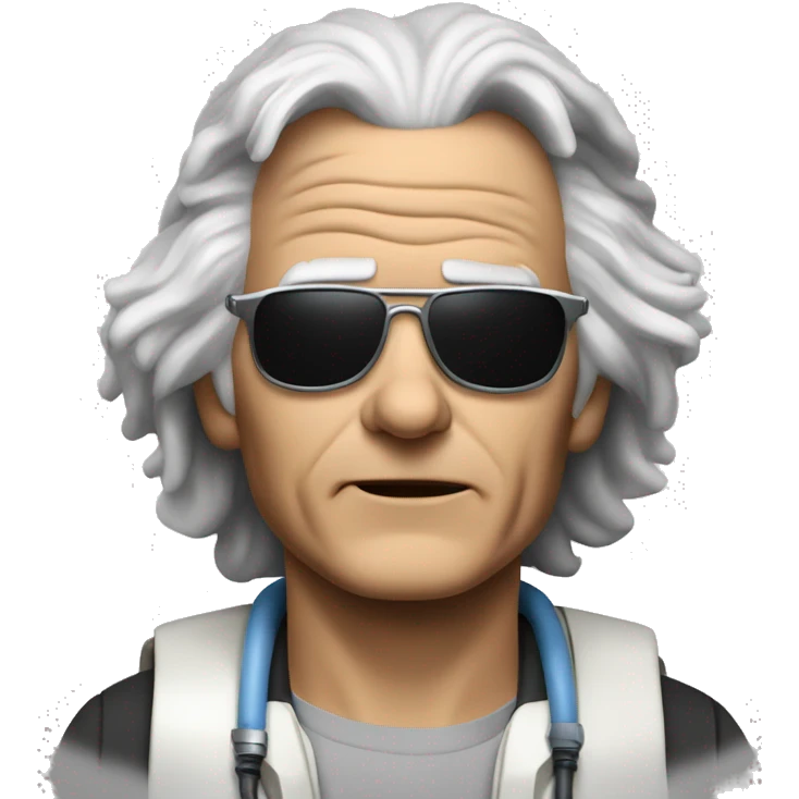 emmett brown back to the future emoji