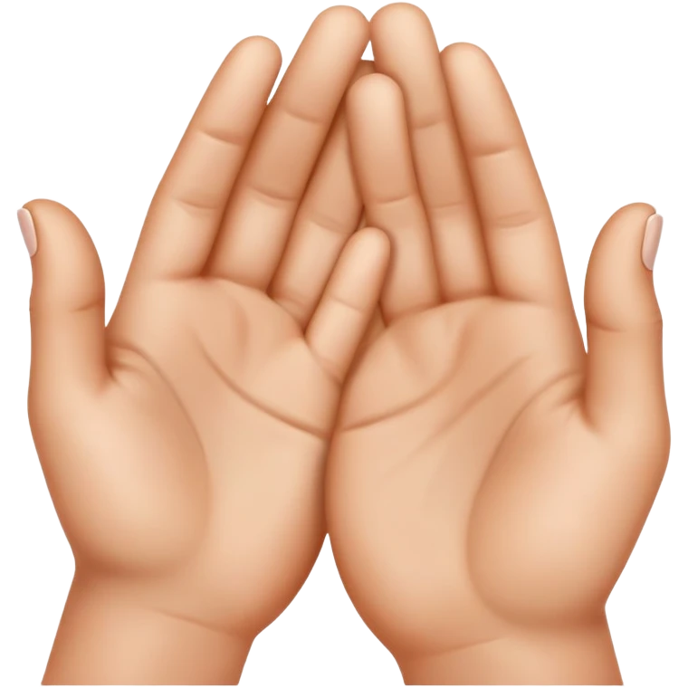 Hands making an o emoji