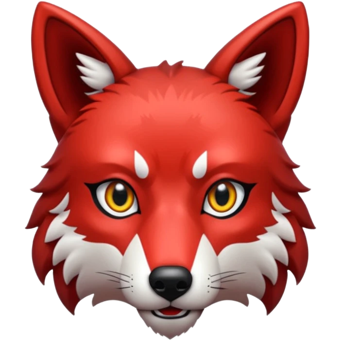 glitter red wolf apex predator emoji