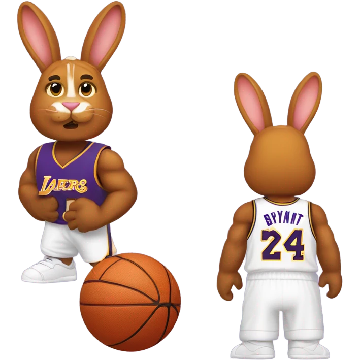 Ginger Bunny Kobe Bryant emoji