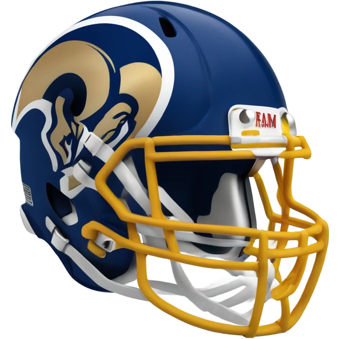 Los Angeles Rams helmet emoji