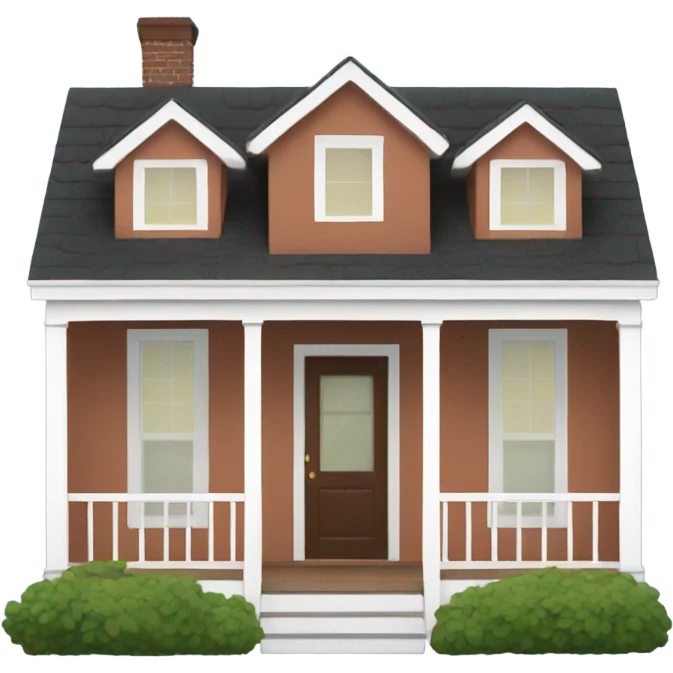 House with porch emoji