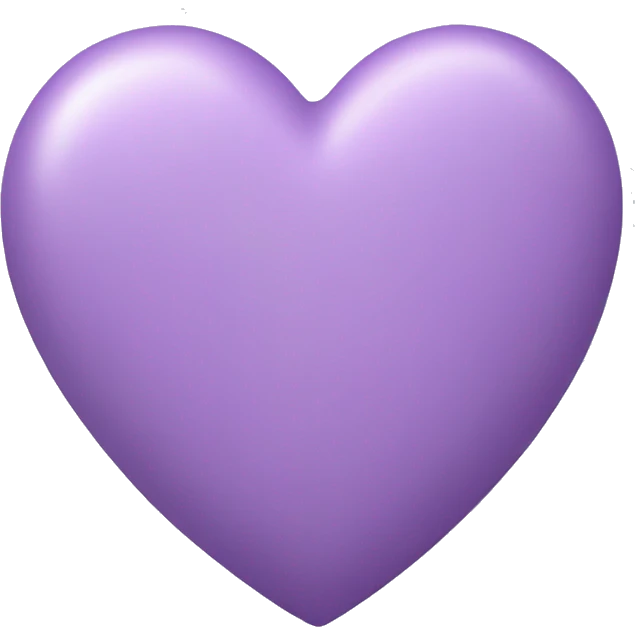 Pastel purple heart emoji