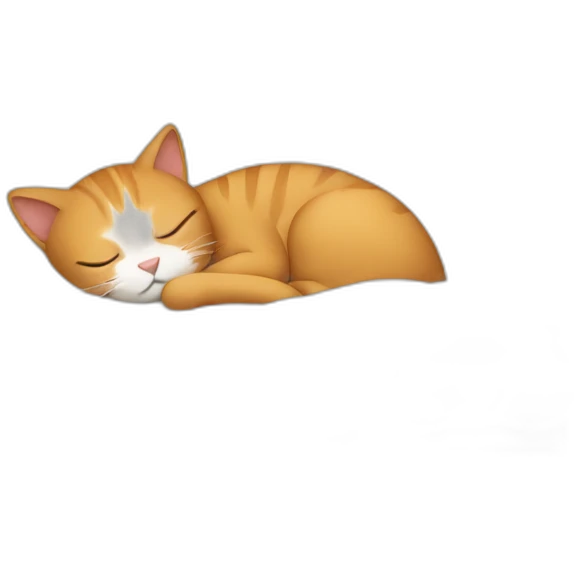 sleeping cat emoji