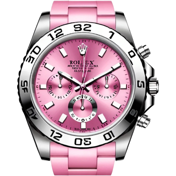 Pink Rolex and g wagon emoji