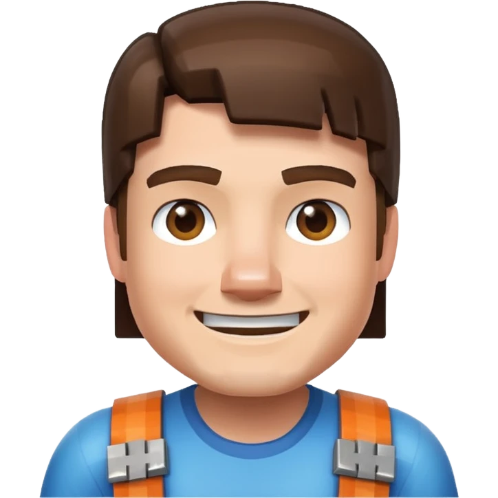 Steve from A Minecraft Movie emoji