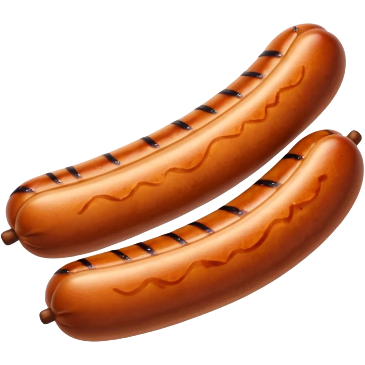 Grilled sausage emoji