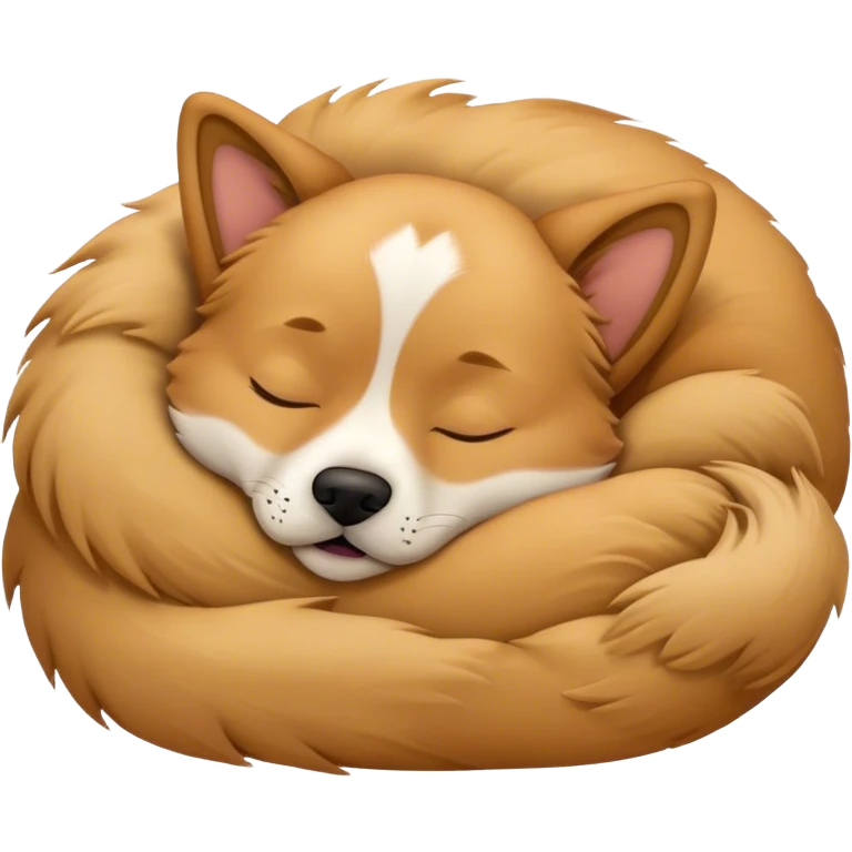Dog sleep emoji