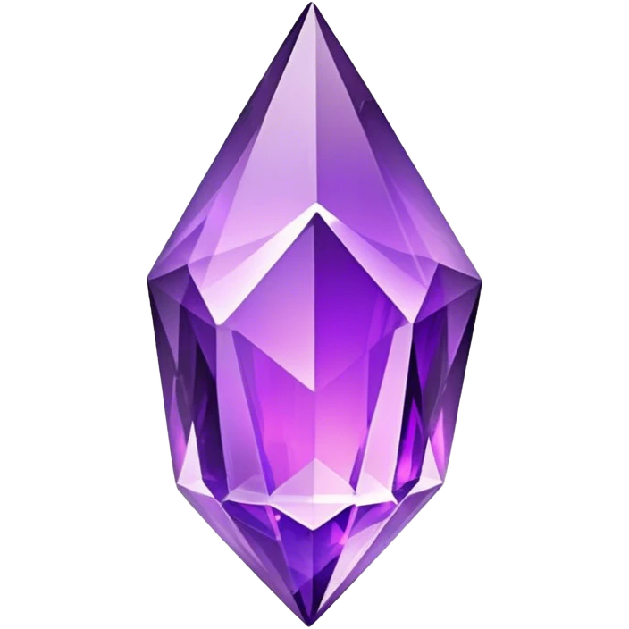 Purple colour crystal long shard emoji