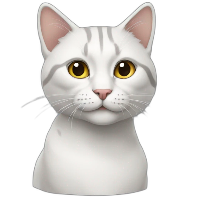 Серый котик emoji