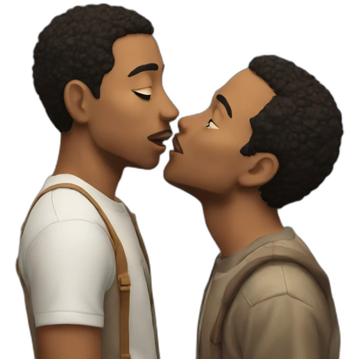 Michael kisses fredo emoji