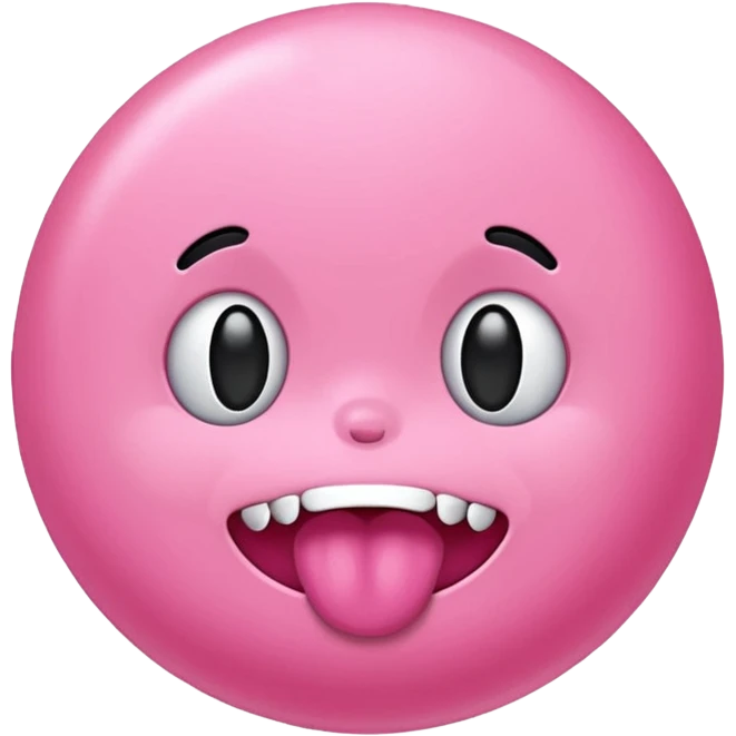 Chicle rosado emoji