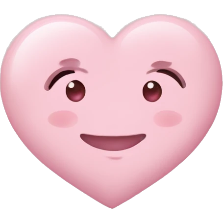 Heart baby pink  emoji