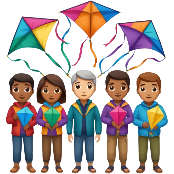 Kite Makers emoji