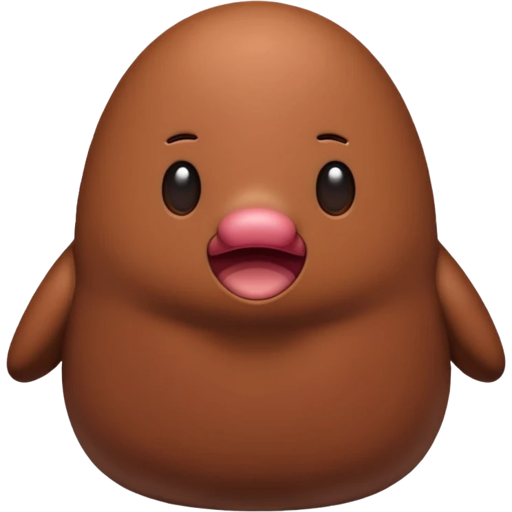 Diglett emoji