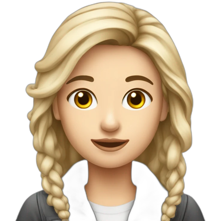 ragazza mora pigra che studia al politecnico  emoji