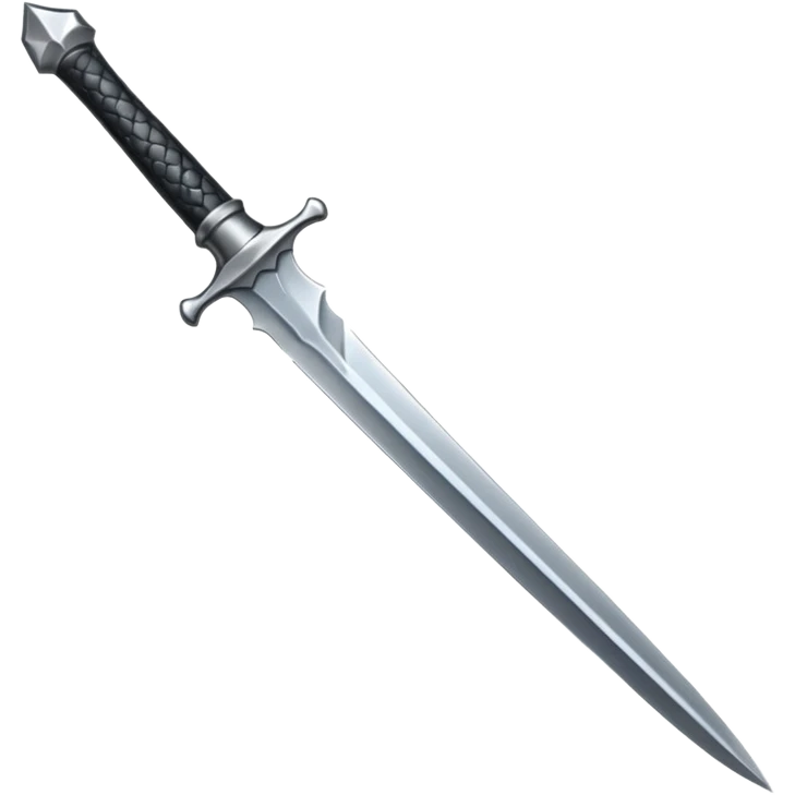 single dagger with narrow sharp point emoji