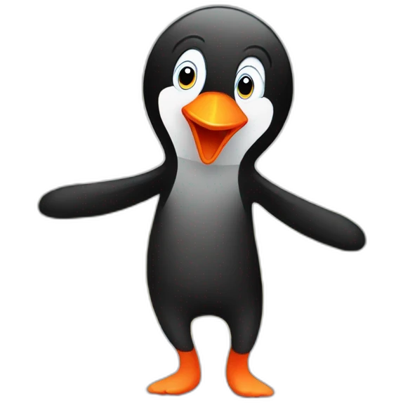 Pingu at gym emoji
