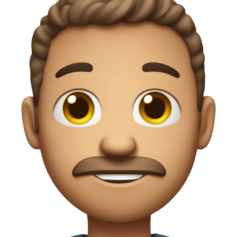 Emoji face with thought bubble with the text I love Brenner  emoji