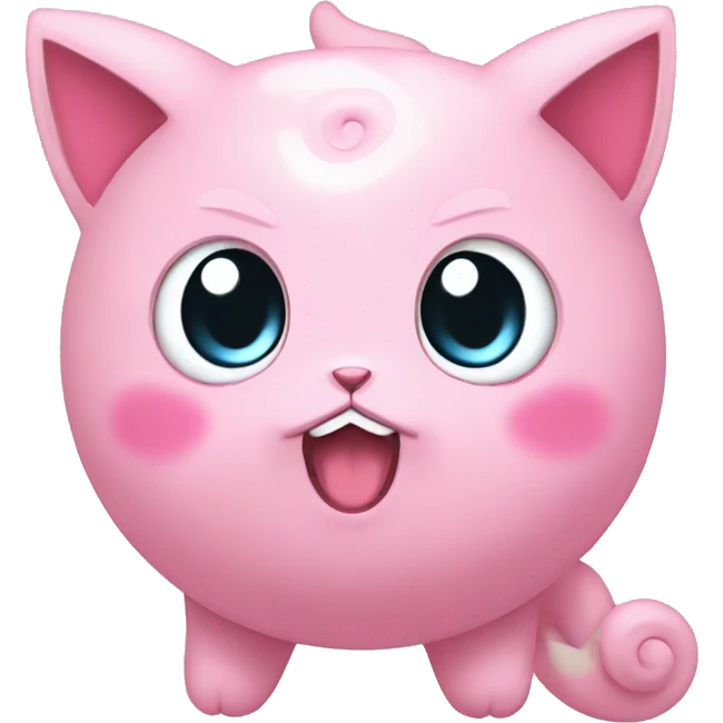jigglypuff with fuur emoji