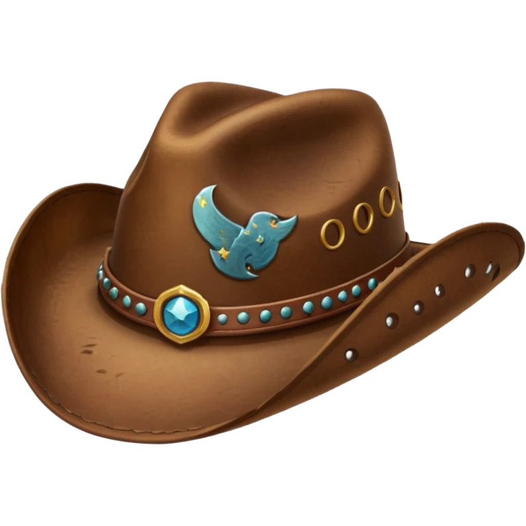 Cowboy hat  emoji style just the hat emoji