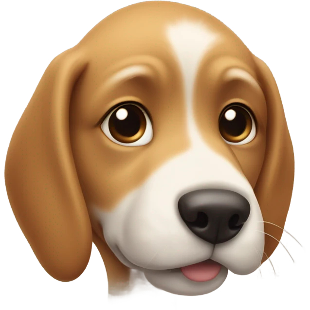 Dog kisses  emoji