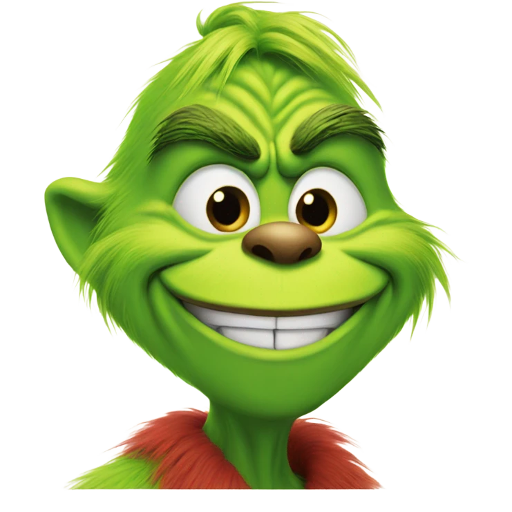 Grinch with a happy trails sign  emoji
