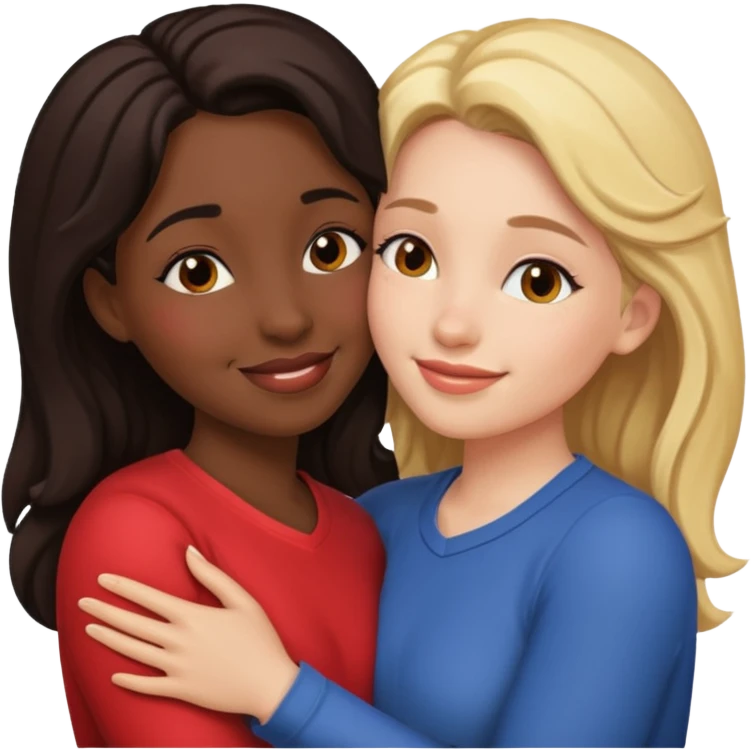 👩🏻‍❤️‍💋‍👩🏿 emoji