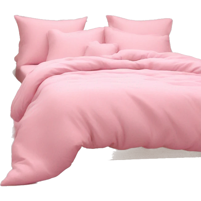 Pink bedding  emoji