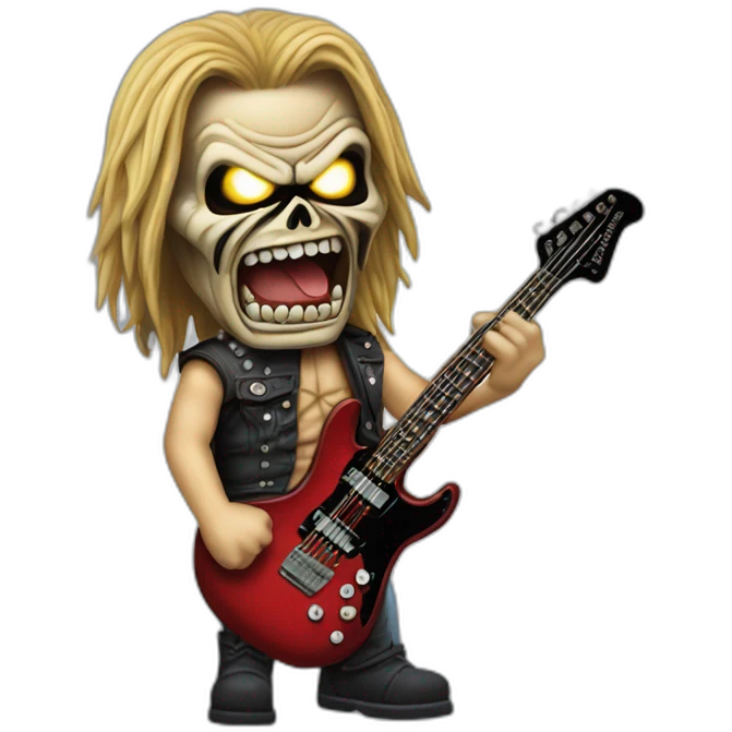 Iron Maiden live on stage emoji