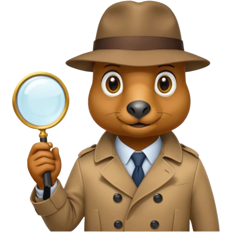 platypus detective emoji