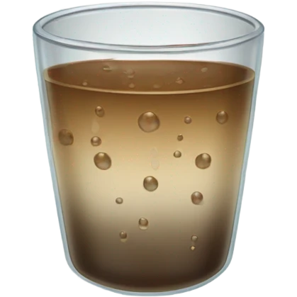 dirty water in a glass cup emoji