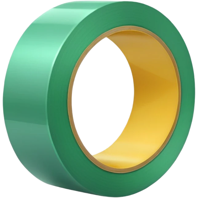 make wide  tape color light Green emoji