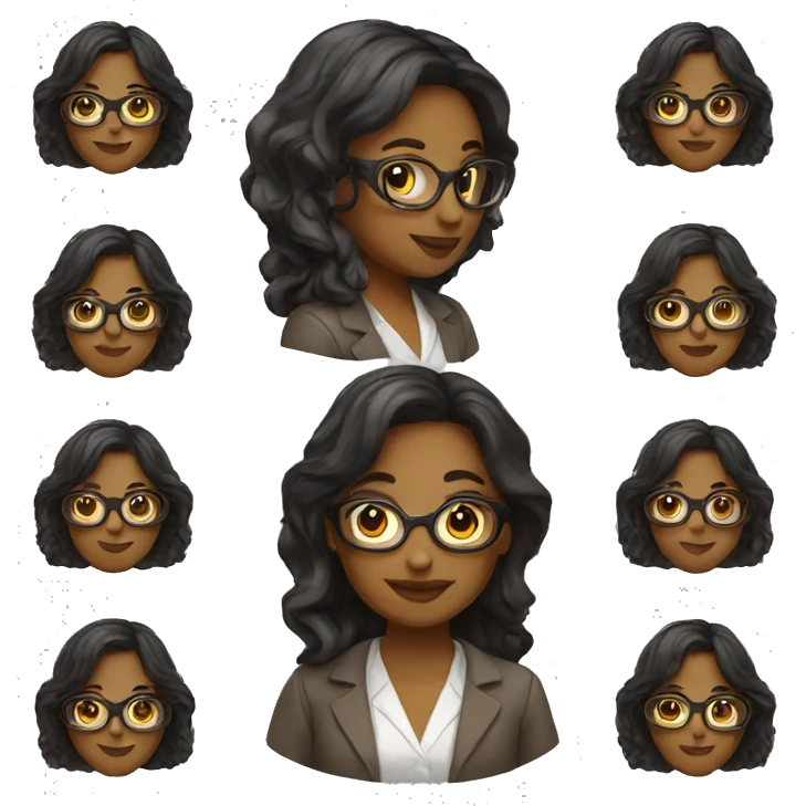 Beautiful librarian emoji
