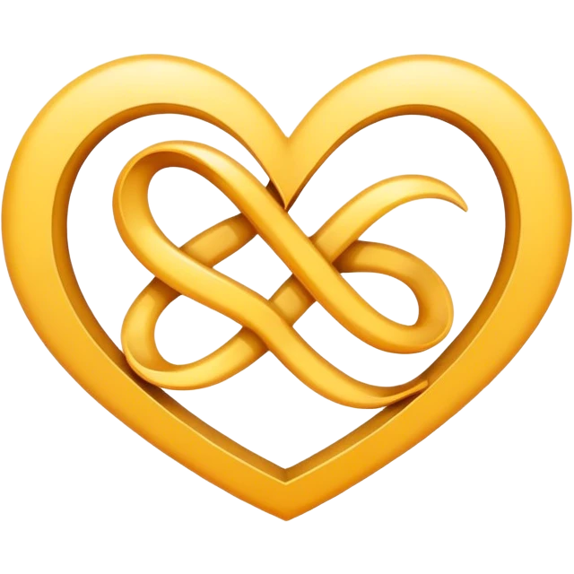 Fammi un cuore co dentro un infinito  emoji