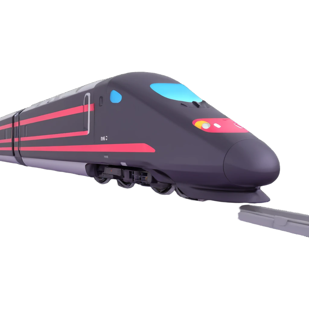 high speed bullet train emoji